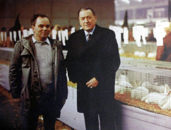 Foto Walter Kölz und Franz Gerger bei der Europaschau 1981 in Amsterdam