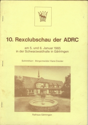 Katalog von ADRC-Schau 1985